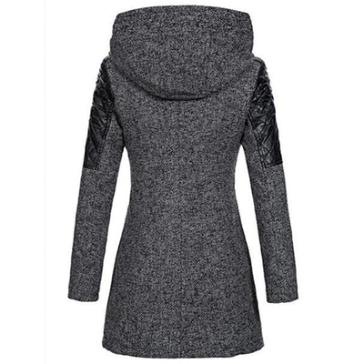 Winterjacke Damen Mit Kapuze | Lang Geschnitten Mit Reißverschluss