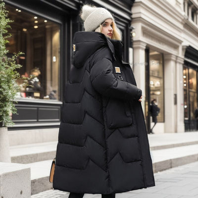 Damen Wintermantel mit abnehmbarer Kapuze - Warm & Wasserdicht