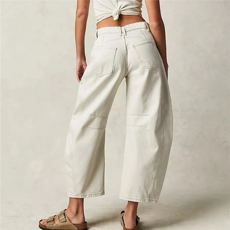 Damen Retro Jeanshose - Lässiger Schnitt