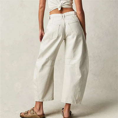 Damen Retro Jeanshose - Lässiger Schnitt