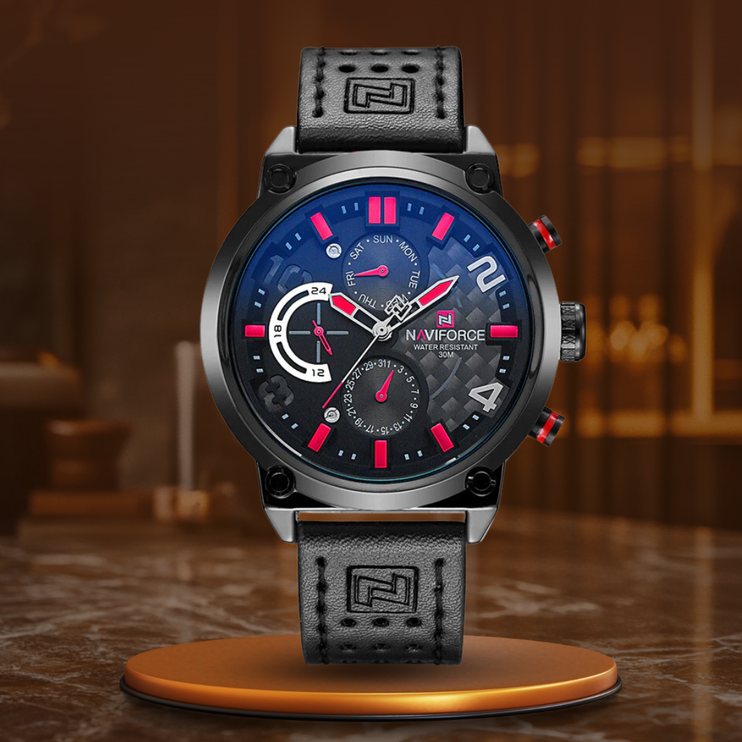 van Baerle® - Quarz-Datum-Uhr