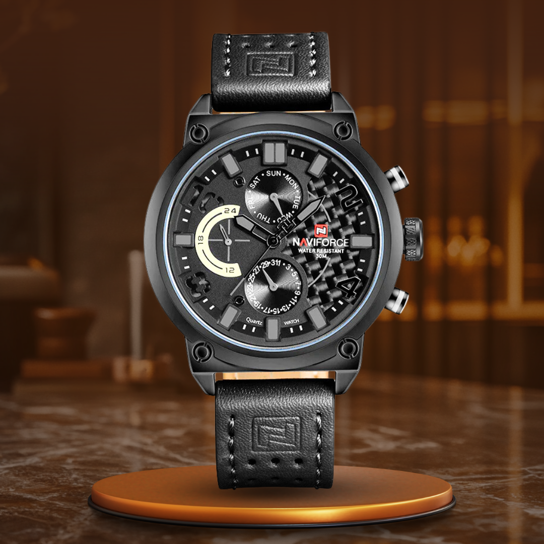 van Baerle® - Quarz-Datum-Uhr