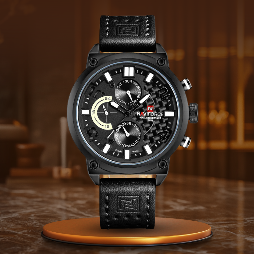 van Baerle® - Quarz-Datum-Uhr