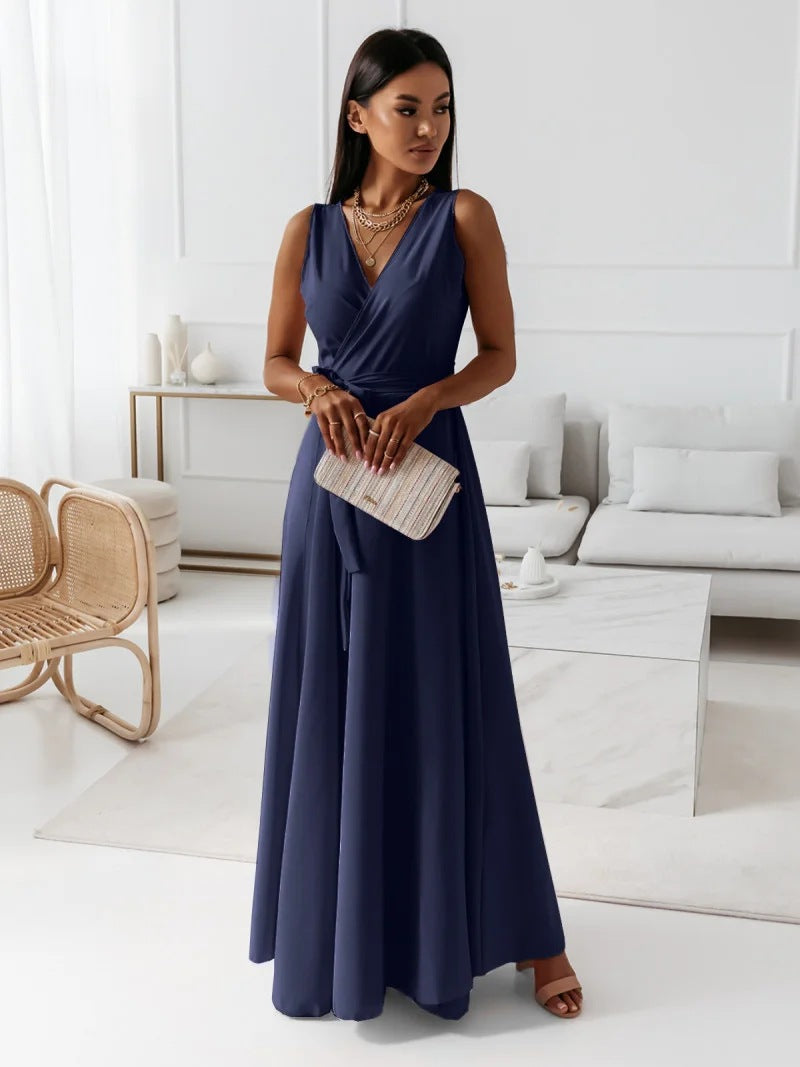 Quiana™ – Damen Kleid mit V-Ausschnitt Eleganz & Atmungsaktives Material