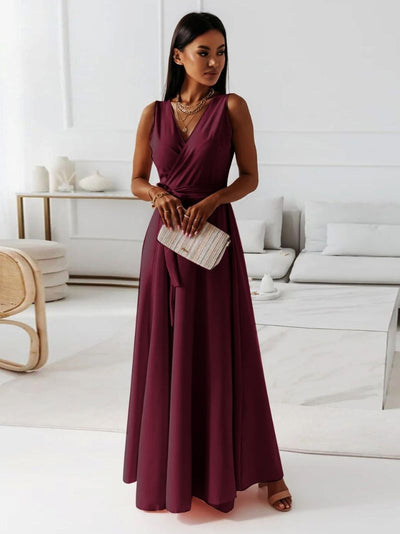 Quiana™ – Damen Kleid mit V-Ausschnitt Eleganz & Atmungsaktives Material