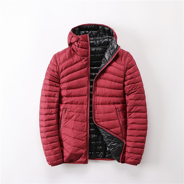 Warme lässige gepolsterte wasserdichte Regenjacke mit Kapuze für Damen | Perfekt für Herbst/Winter