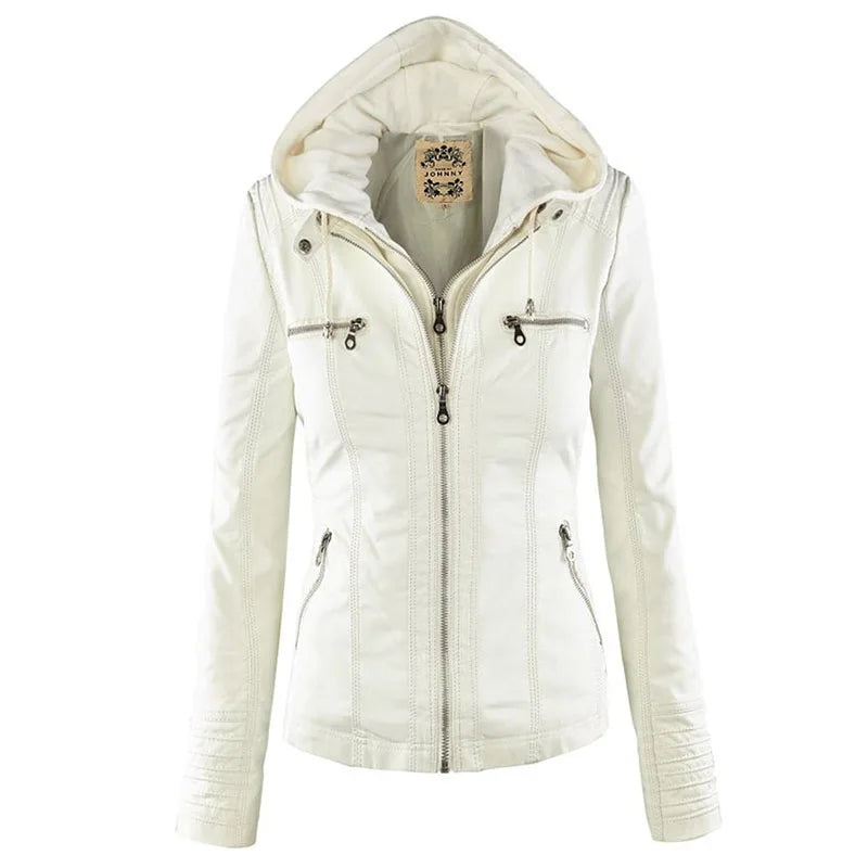 Elisa – Stilvolle & Komfortable Lederjacke für einen glamourösen Look