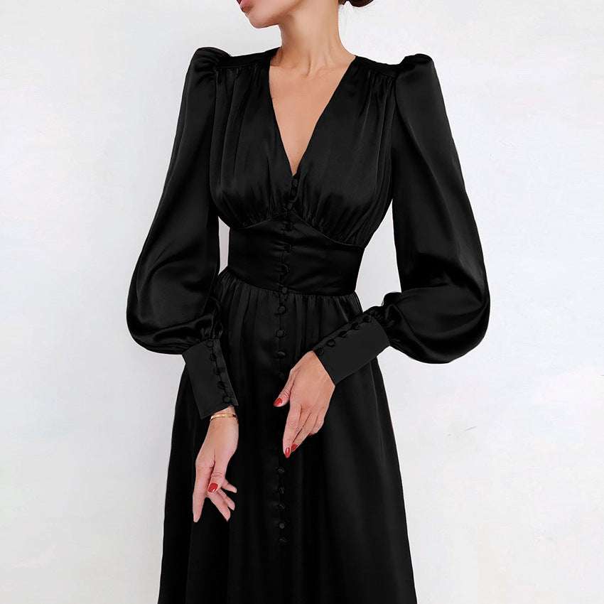 Arya™ – Damen Kleid aus Satin für Festliche Anlässe