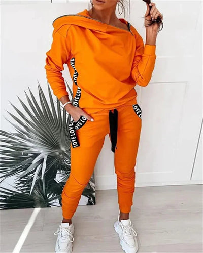 Eleganter Vintage-Einteiler-Trainings- & Jogginganzug für Damen | Bequemes Streetwear