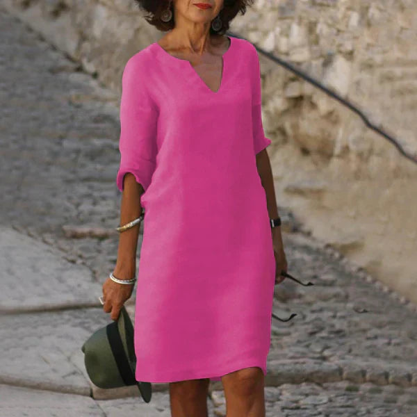 Wendy™ – Damen Kleid mit V-Ausschnitt