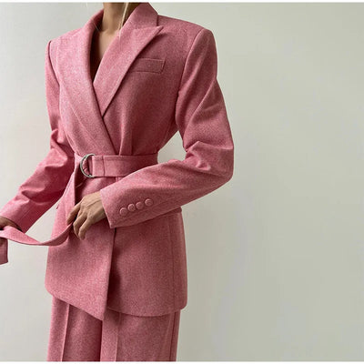 Eleganter Hosenanzug | Korsett-Top & Blazer | Zeitlose Raffinesse