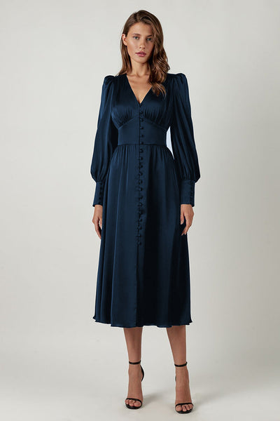 Arya™ – Damen Kleid aus Satin für Festliche Anlässe