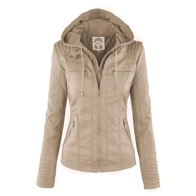 Elisa – Stilvolle & Komfortable Lederjacke für einen glamourösen Look
