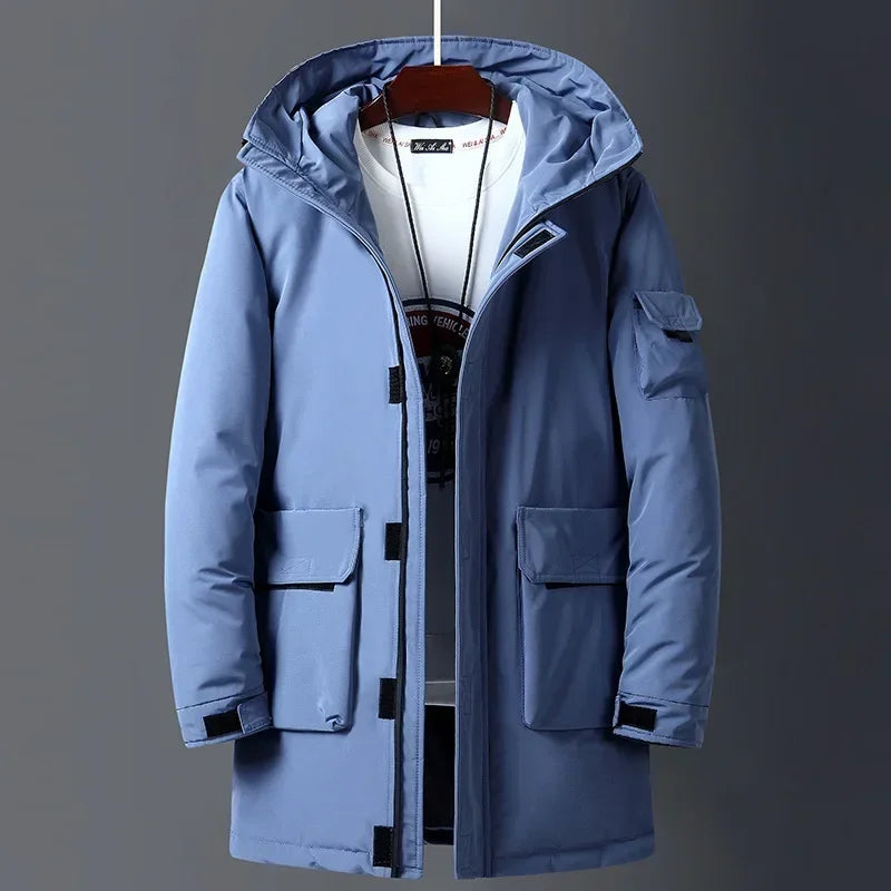 Utility-Kapuzenjacke für Männer mit mehreren Taschen