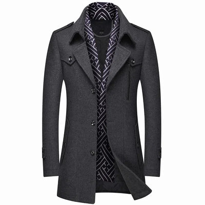 ALESSANDRO™ HERREN-WOLLMANTEL