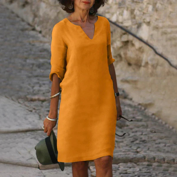 Wendy™ – Damen Kleid mit V-Ausschnitt
