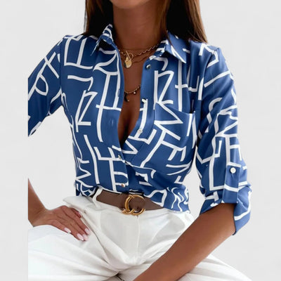 Bethany | elegante abstrakte Bluse