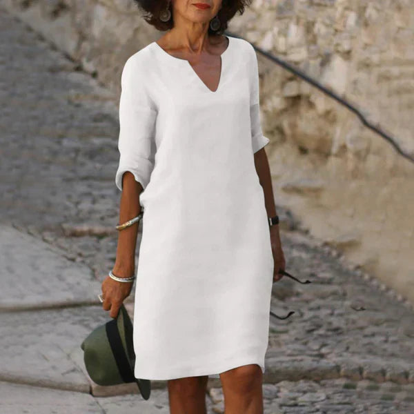 Wendy™ – Damen Kleid mit V-Ausschnitt