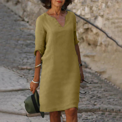 Wendy™ – Damen Kleid mit V-Ausschnitt