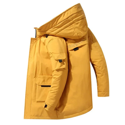 Utility-Kapuzenjacke für Männer mit mehreren Taschen