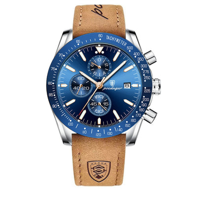 van Baerle® - Strahlendes Datum Chronograph Uhr