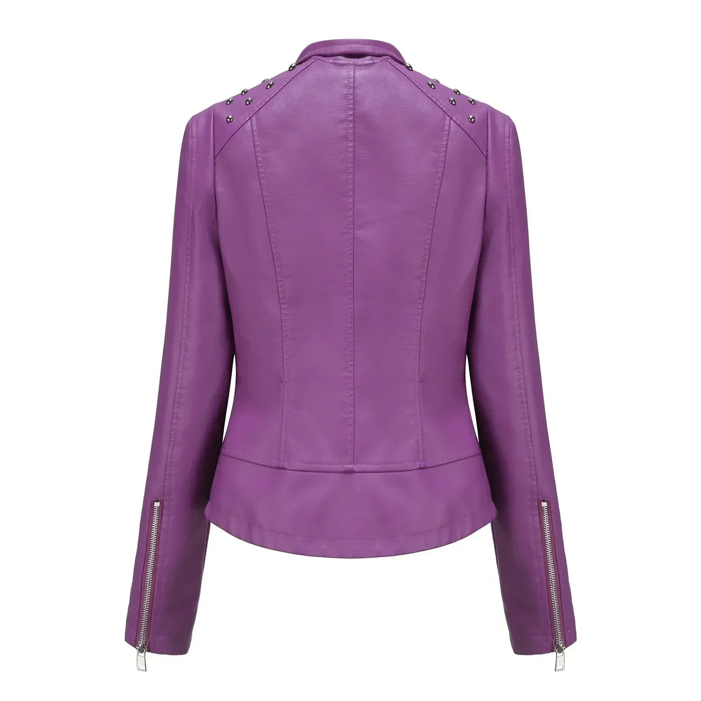 Bikerjacke Damen mit Reißverschluss | schmal für verschiedene Outfits