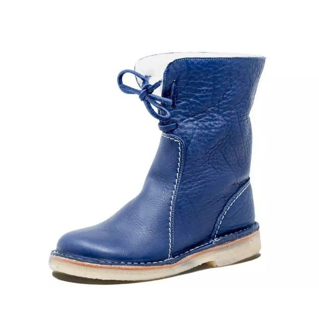 Alma - Gemütliche Stiefeletten mit Lammfellfutter für wärmende Wintertage | Warme und stylische Winterstiefeletten für Damen