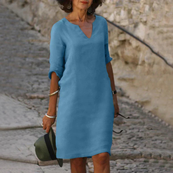 Wendy™ – Damen Kleid mit V-Ausschnitt