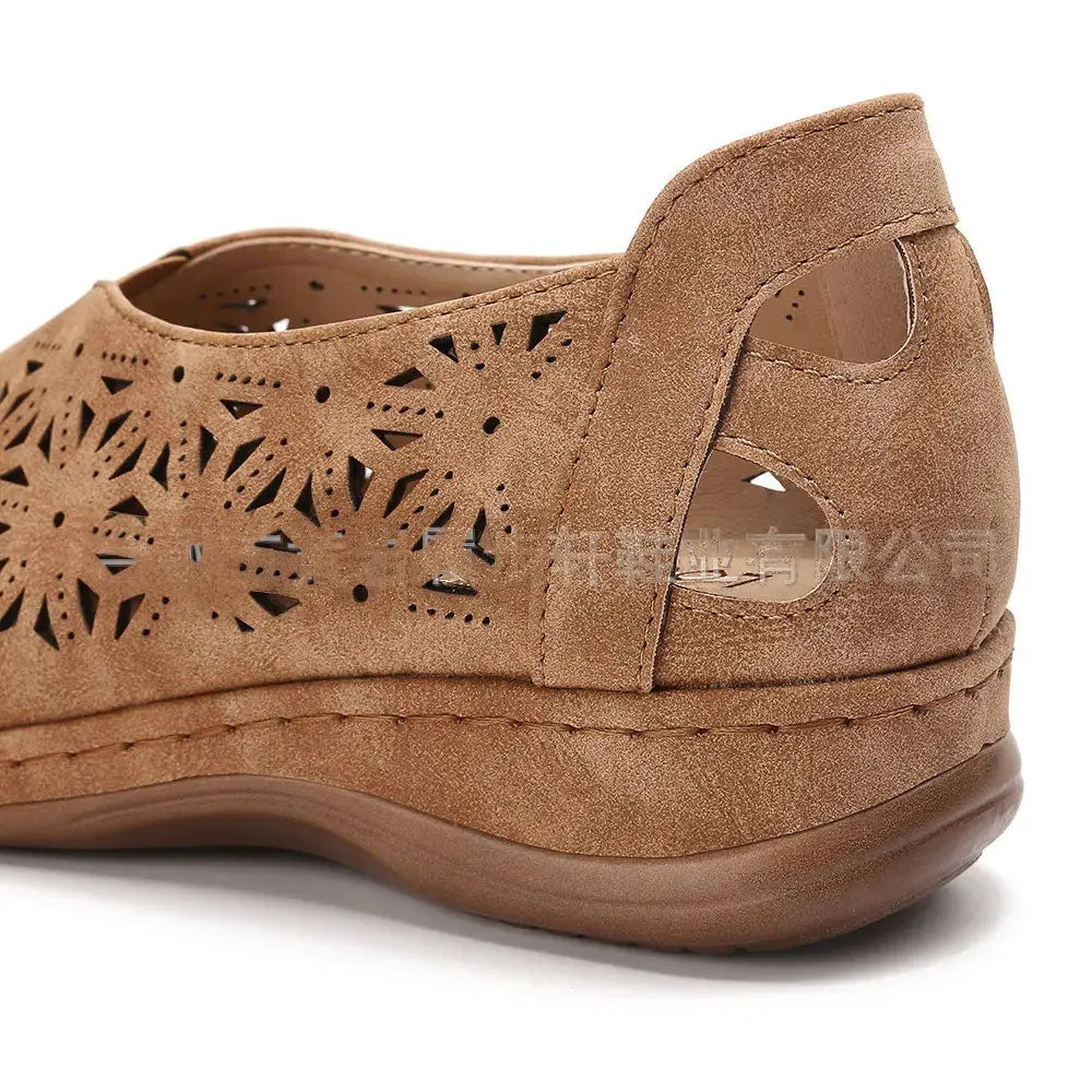 Edith - Trendige Perforierte Freizeitschuhe