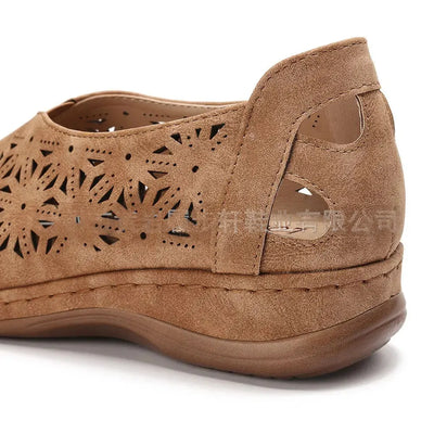 Edith - Trendige Perforierte Freizeitschuhe