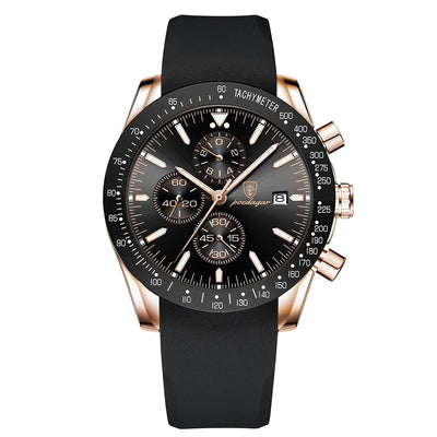 van Baerle® - Strahlendes Datum Chronograph Uhr