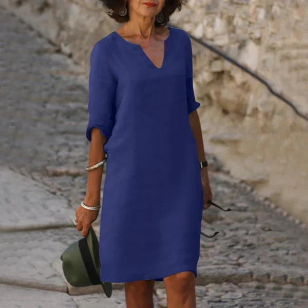Wendy™ – Damen Kleid mit V-Ausschnitt