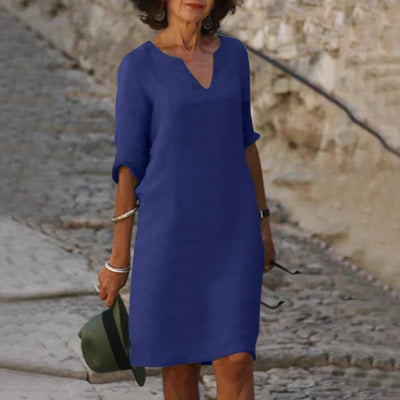 Wendy™ – Damen Kleid mit V-Ausschnitt