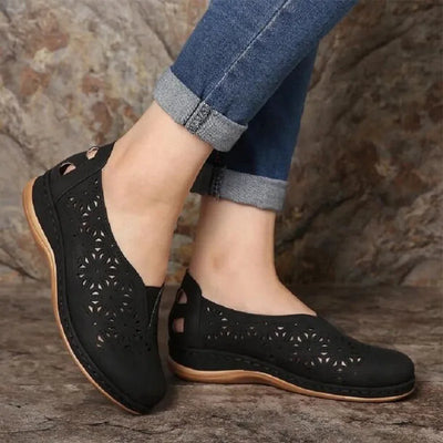 Edith - Trendige Perforierte Freizeitschuhe