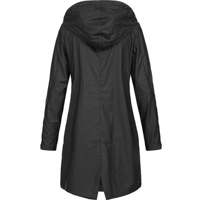 Wasserdichte Damen Regenjacke mit Kapuze – Leichter Mantel für Outdoor-Aktivitäten