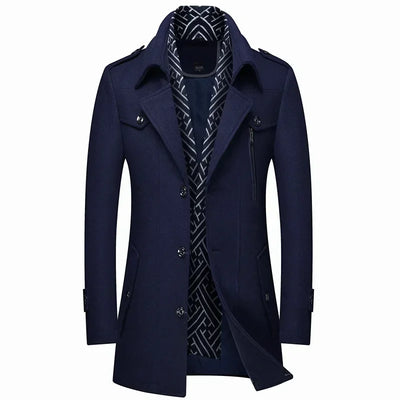ALESSANDRO™ HERREN-WOLLMANTEL