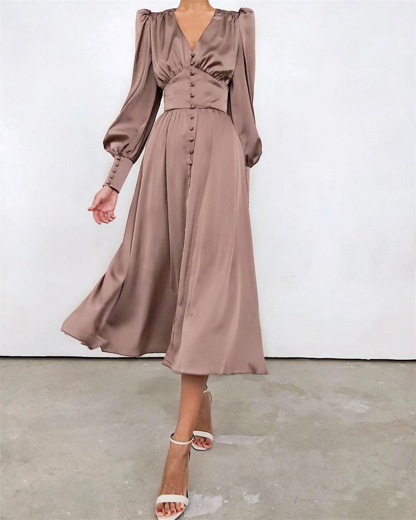 Arya™ – Damen Kleid aus Satin für Festliche Anlässe