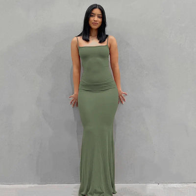 Vivara™ – Sexy Maxikleid mit Spaghettiträgern