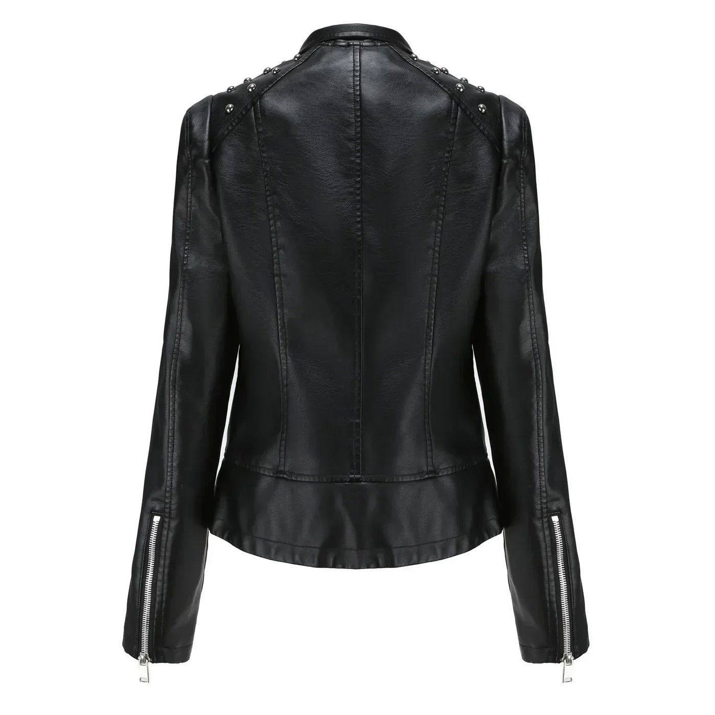 Bikerjacke Damen mit Reißverschluss | schmal für verschiedene Outfits