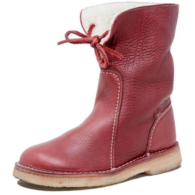 Alma - Gemütliche Stiefeletten mit Lammfellfutter für wärmende Wintertage | Warme und stylische Winterstiefeletten für Damen