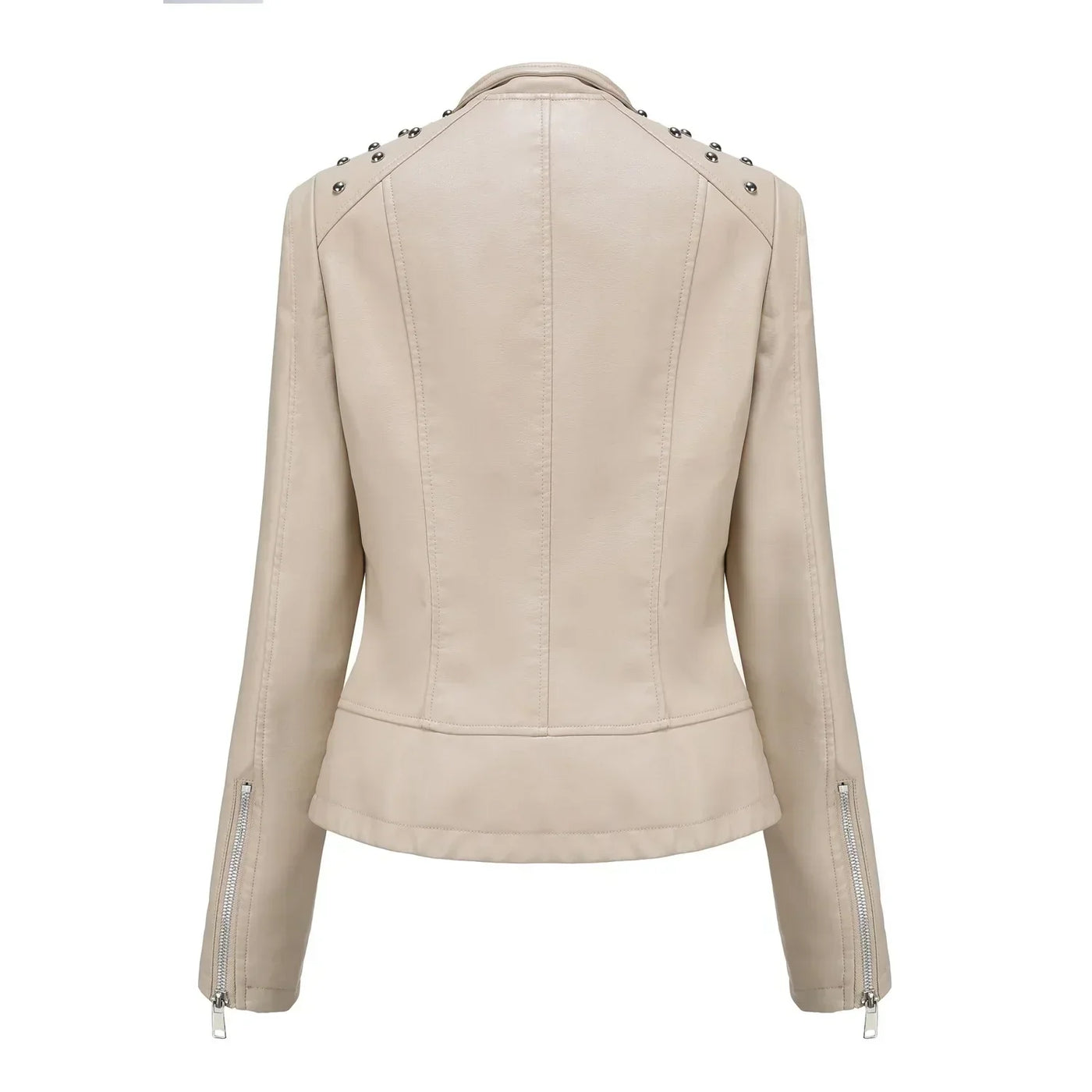 Bikerjacke Damen mit Reißverschluss | schmal für verschiedene Outfits