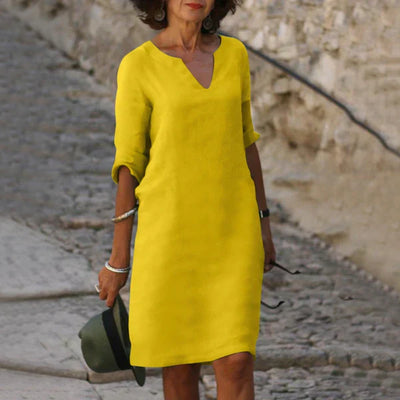 Wendy™ – Damen Kleid mit V-Ausschnitt