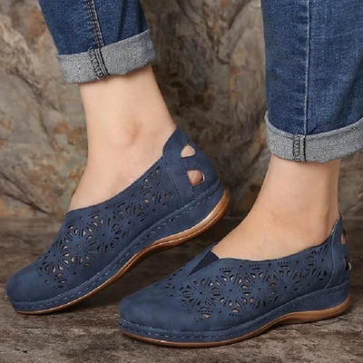 Edith - Trendige Perforierte Freizeitschuhe