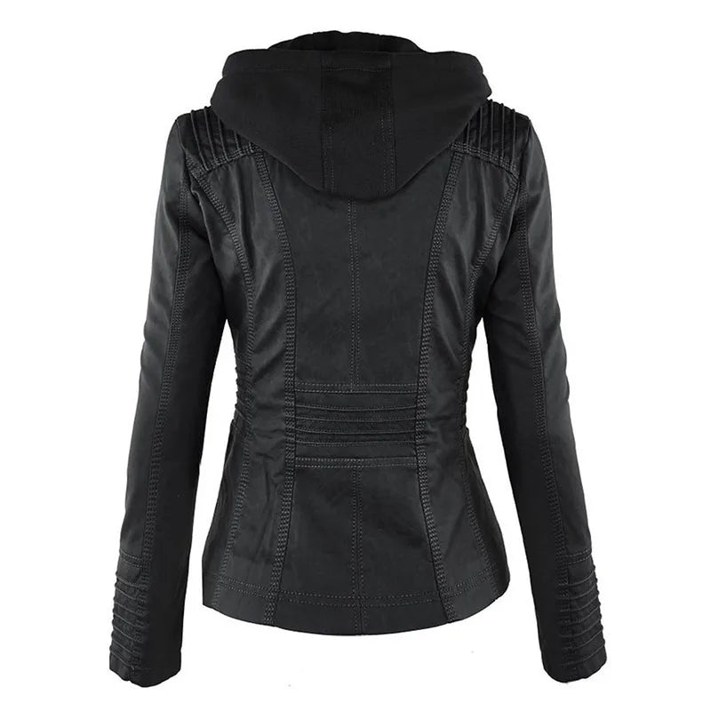 Elisa – Stilvolle & Komfortable Lederjacke für einen glamourösen Look
