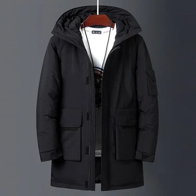 Utility-Kapuzenjacke für Männer mit mehreren Taschen