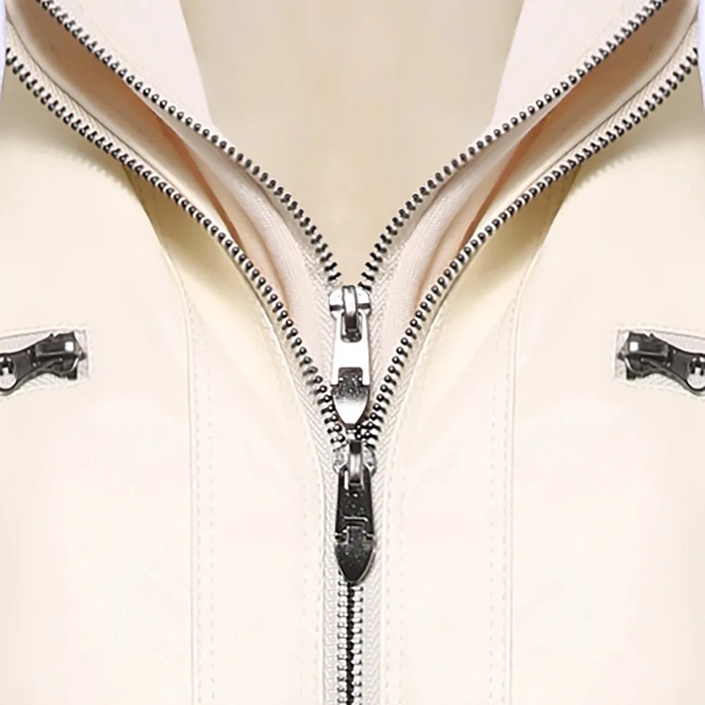 Elisa – Stilvolle & Komfortable Lederjacke für einen glamourösen Look
