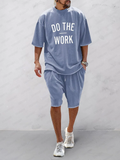 Blau mit print