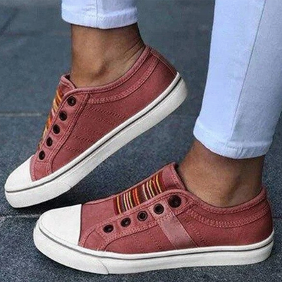 Damen Slip-On Sneaker Casual Leder