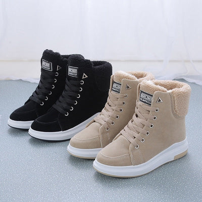 Damen Winterstiefel mit warmem Futter | Wasserabweisend & Rutschfest