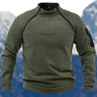 Taktischer Fleece-Pullover für Männer mit Reißverschlusstaschen